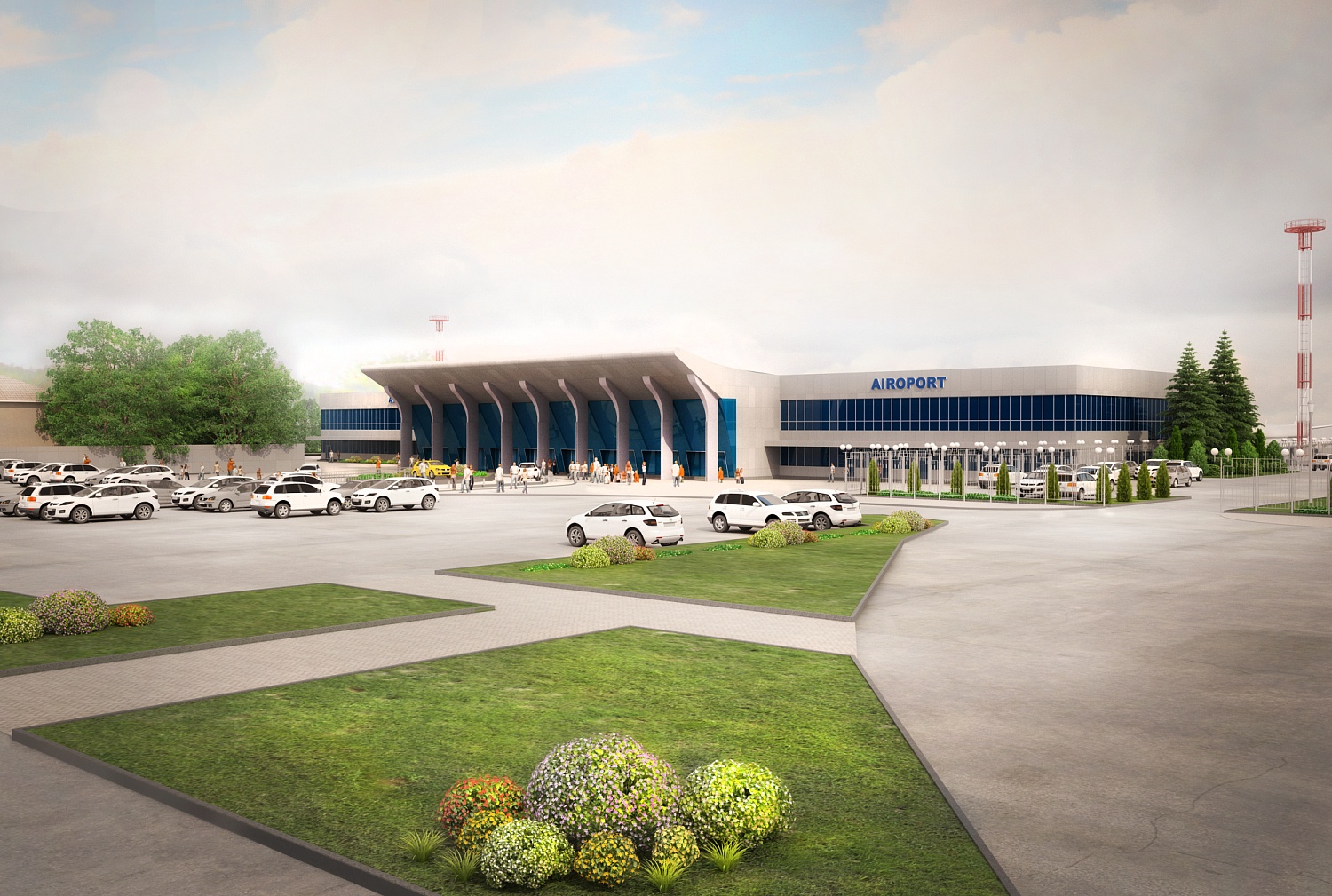 Реконструкция аэровокзального комплекса в аэропорту Минеральные Воды