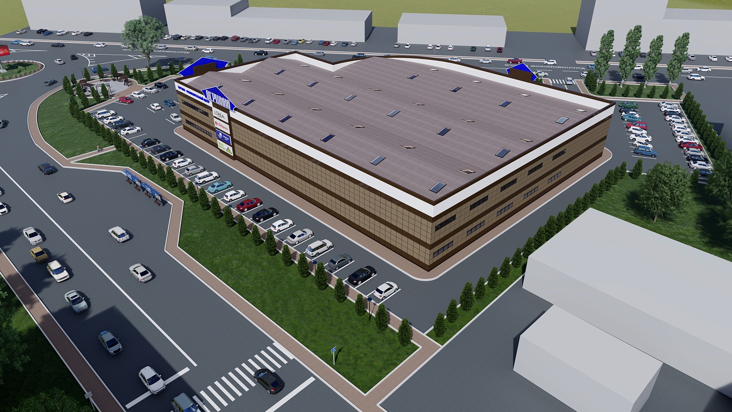 Строительство торгового центра ул.Кисловодское ш., 1, Пятигорск