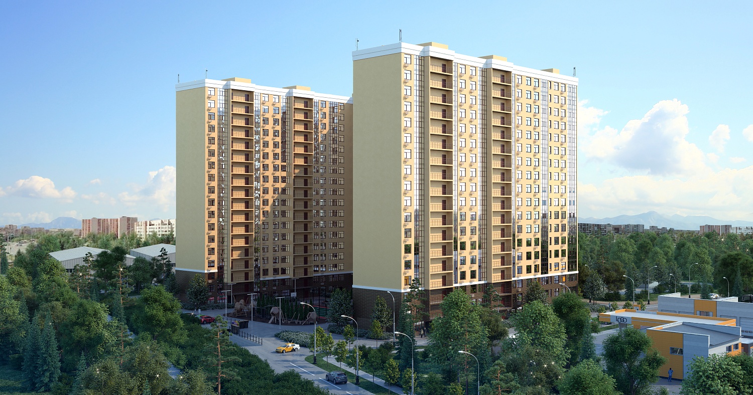 Жилой комплекс на ул.Индустриальной, Ставрополь