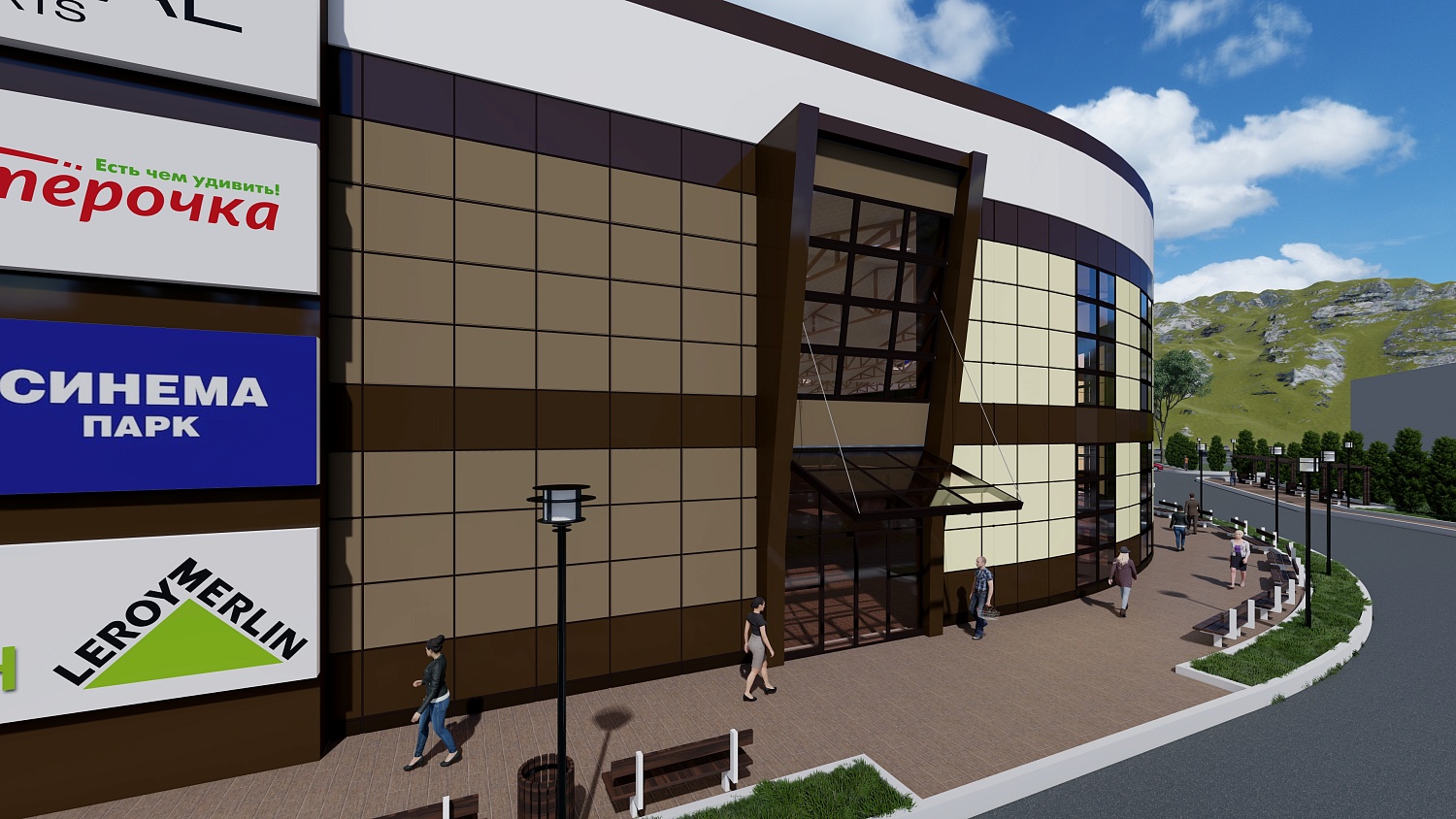 Строительство торгового центра ул.Кисловодское ш., 1, Пятигорск