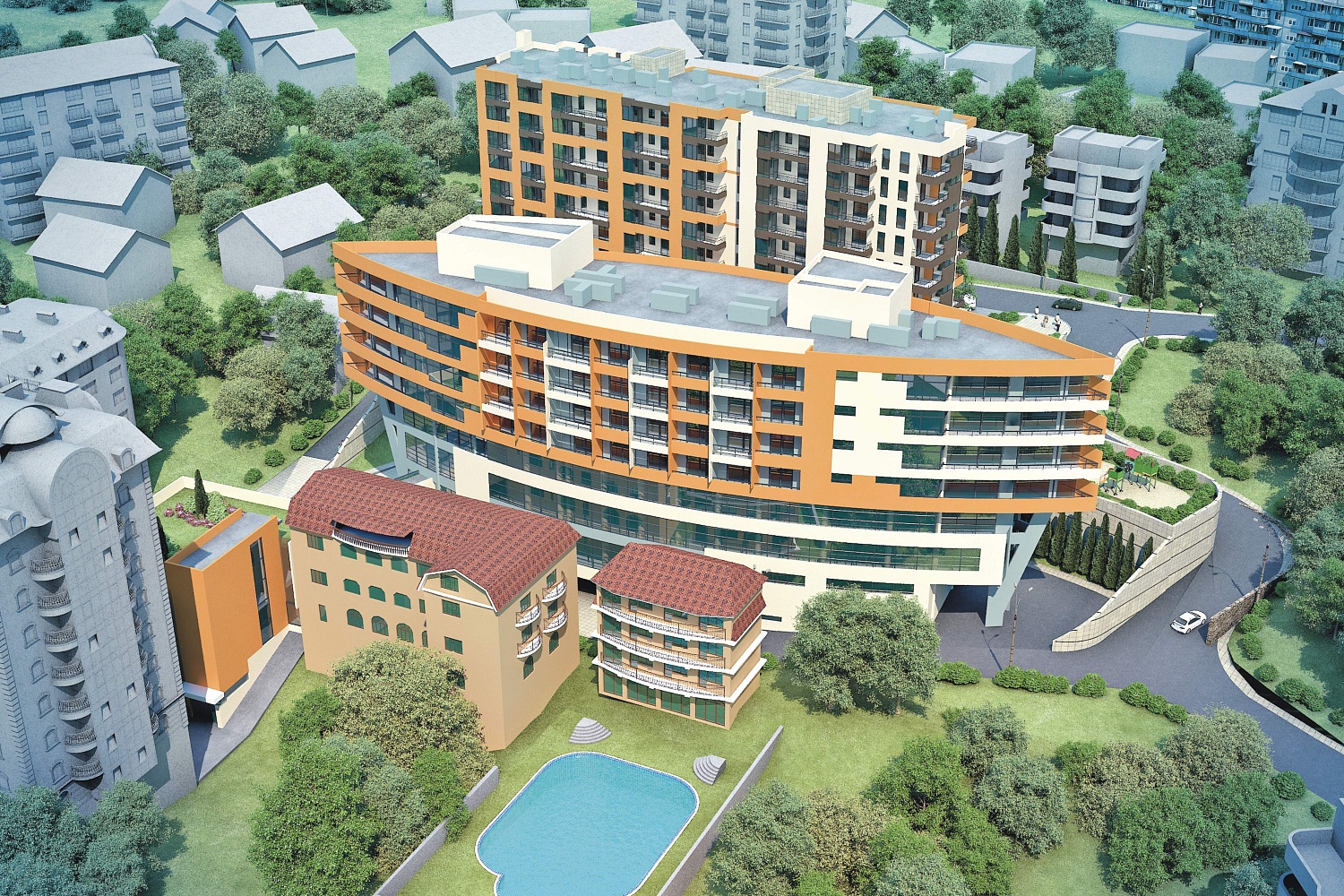 Строительство объектов и сооружений  жилого комплекса мкр. Бытха – 1, Сочи