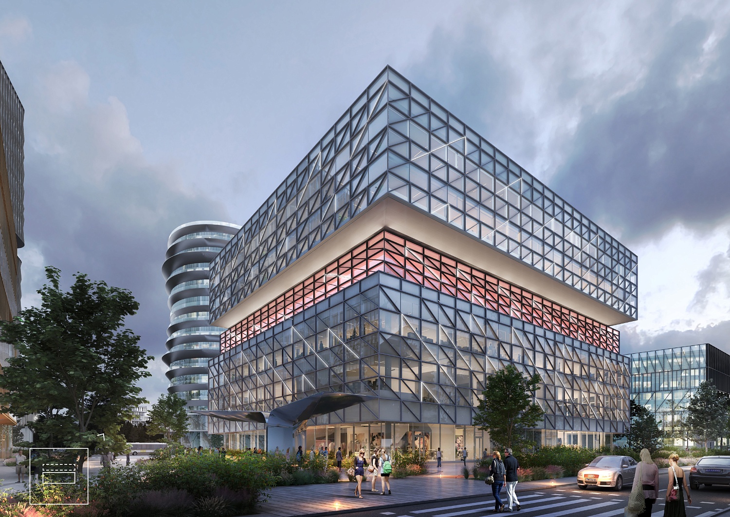 Офисно-деловое здание со встроенной подземной автостоянкой А22, Москва