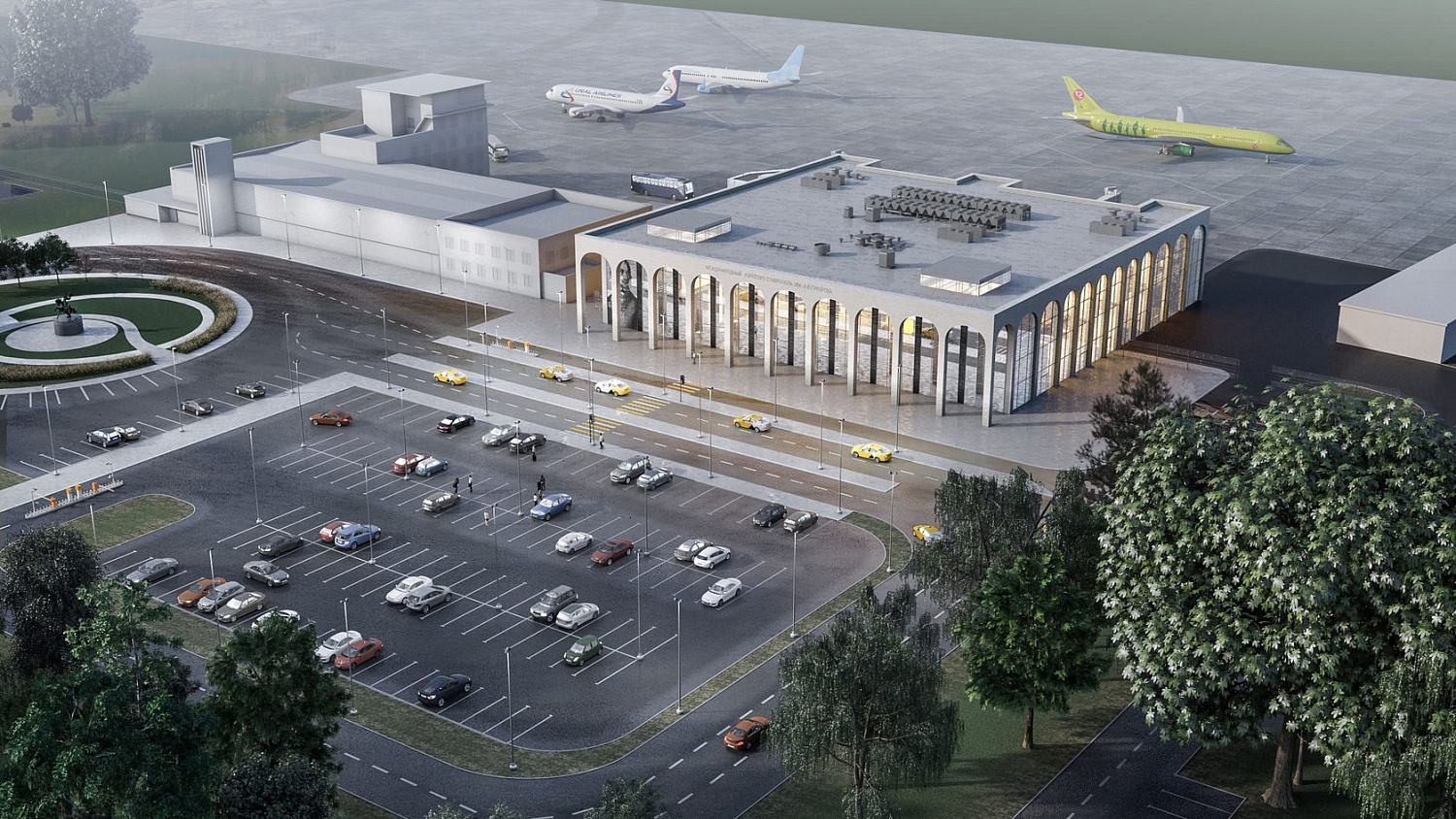 Строительство аэровокзального комплекса внутренних воздушных линий Международного аэропорта Ставрополя