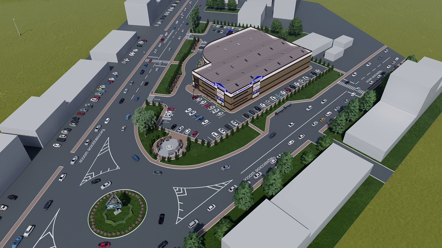 Строительство торгового центра ул.Кисловодское ш., 1, Пятигорск