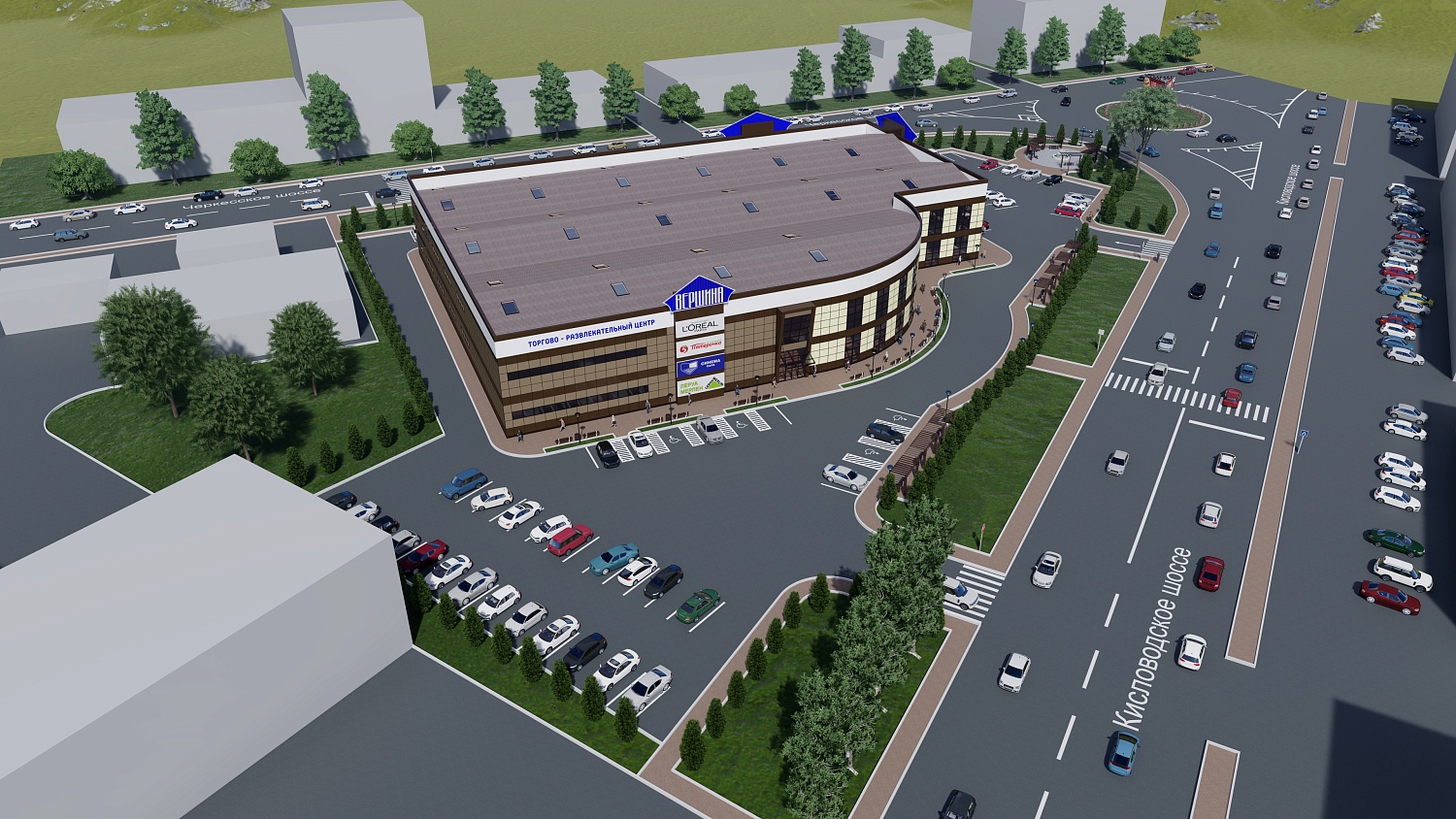 Строительство торгового центра ул.Кисловодское ш., 1, Пятигорск