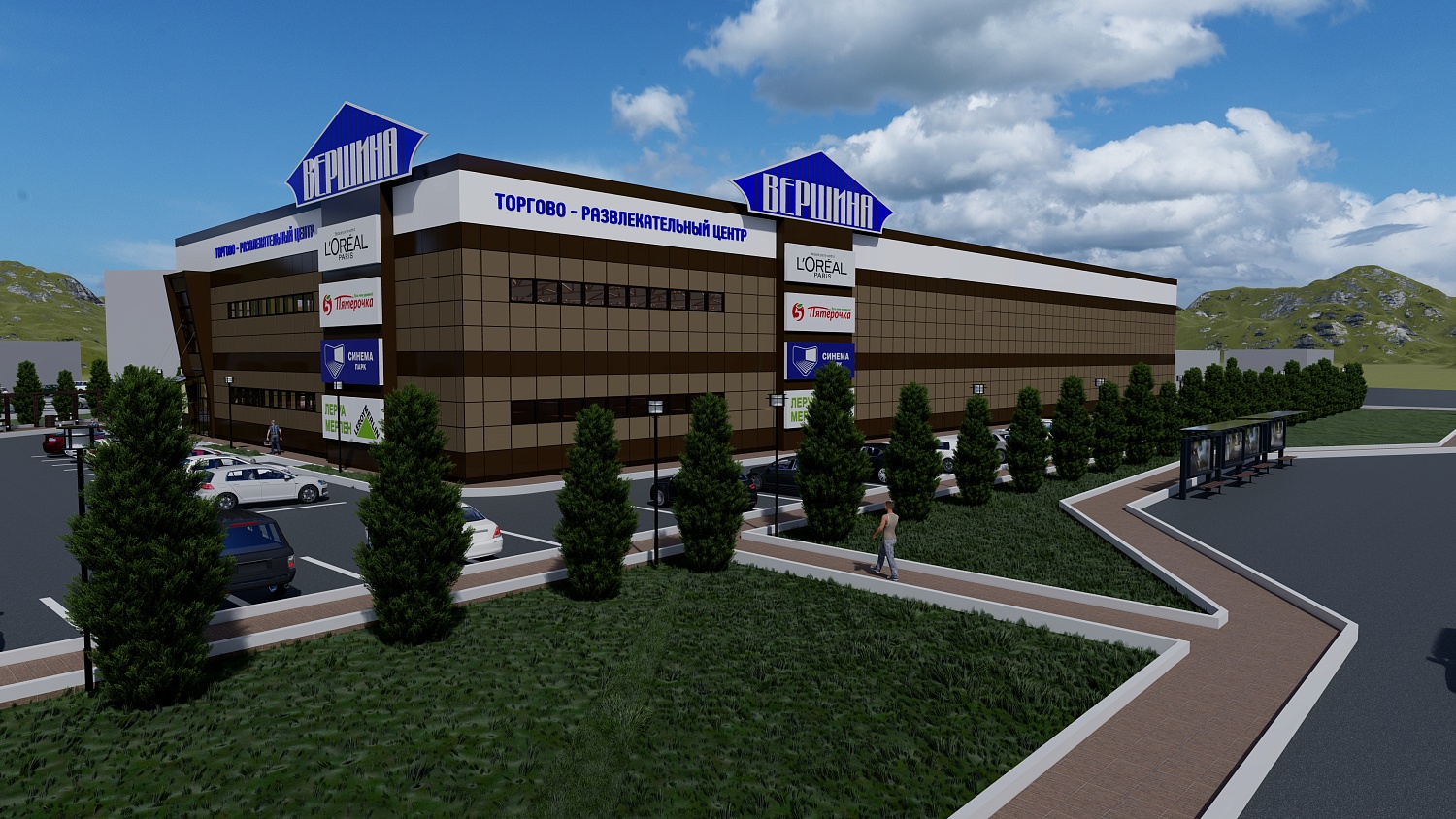 Строительство торгового центра ул.Кисловодское ш., 1, Пятигорск