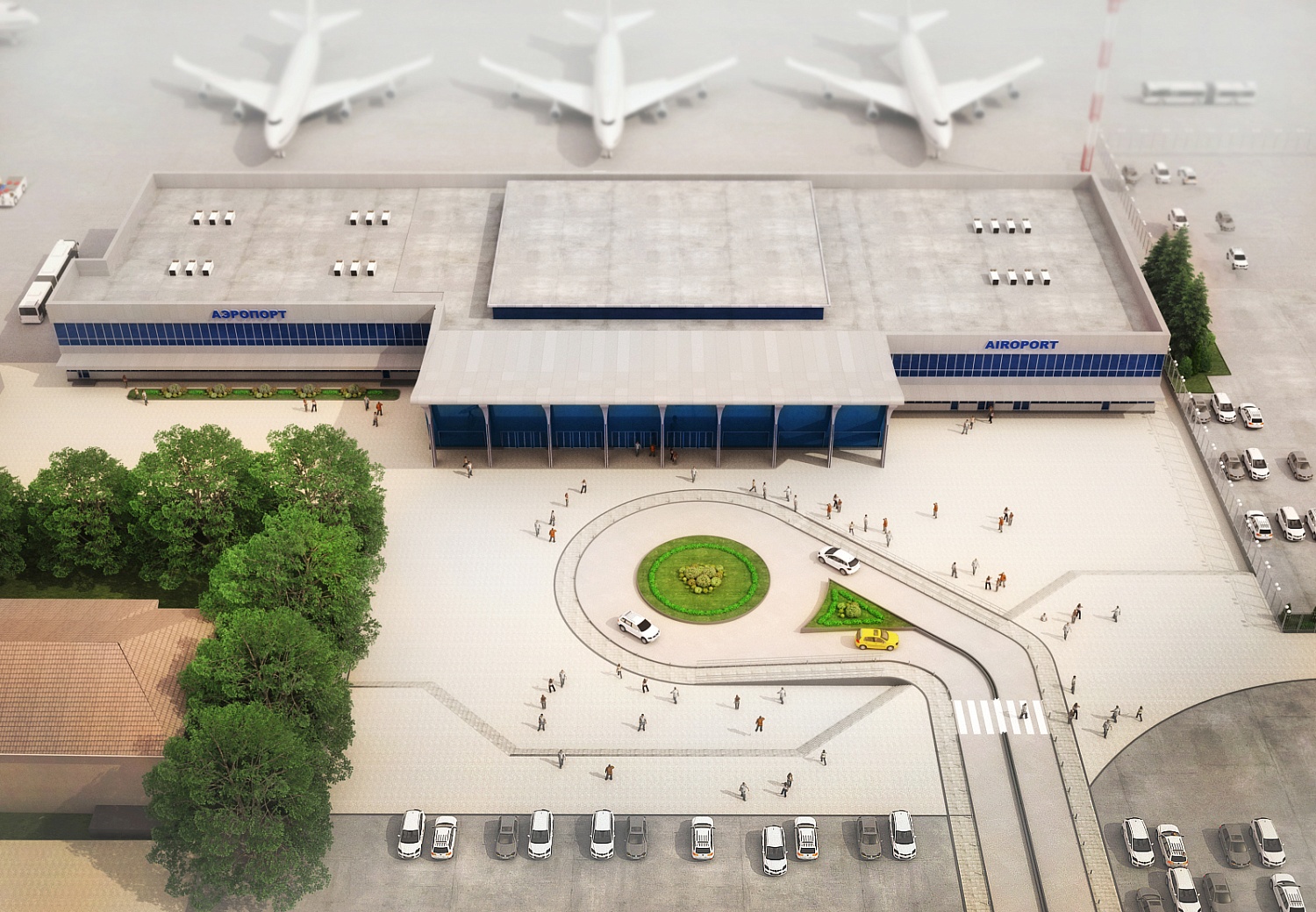 Реконструкция аэровокзального комплекса в аэропорту Минеральные Воды