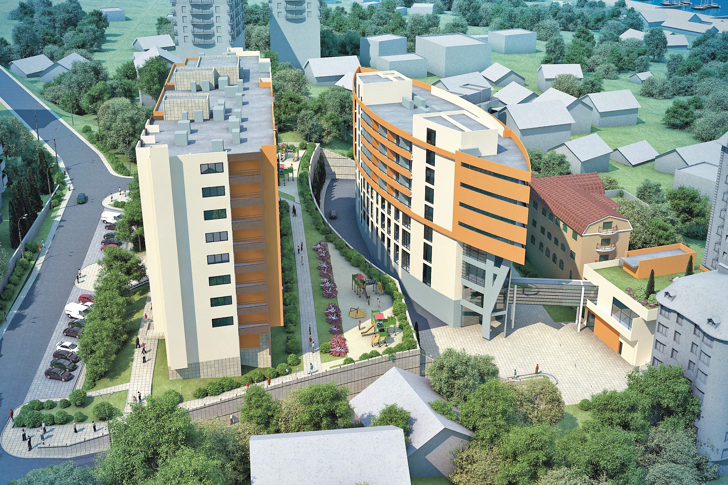 Строительство объектов и сооружений  жилого комплекса мкр. Бытха – 1, Сочи