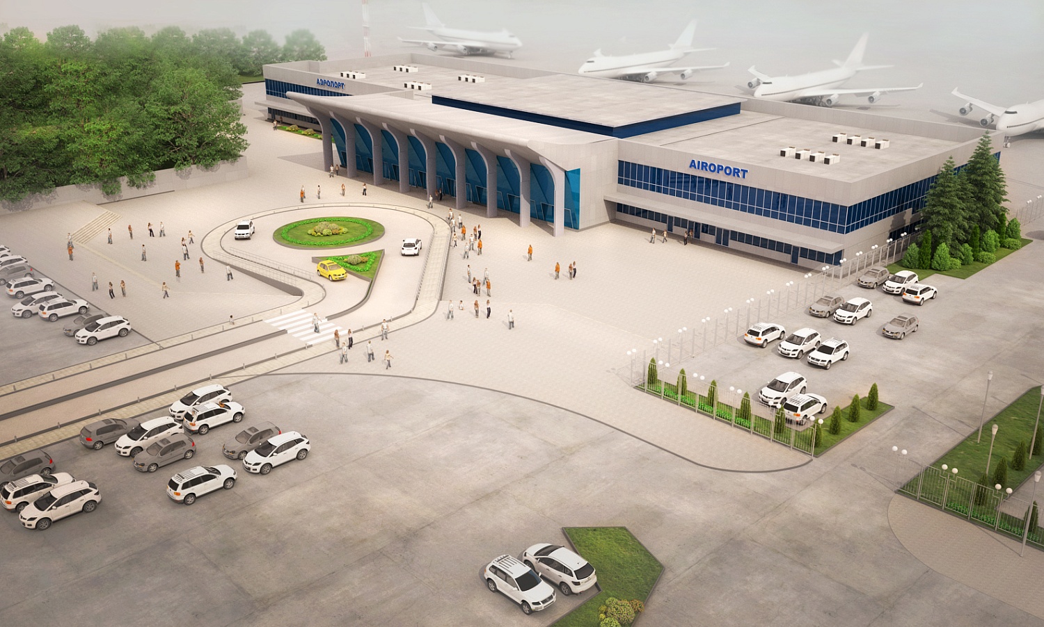 Реконструкция аэровокзального комплекса в аэропорту Минеральные Воды