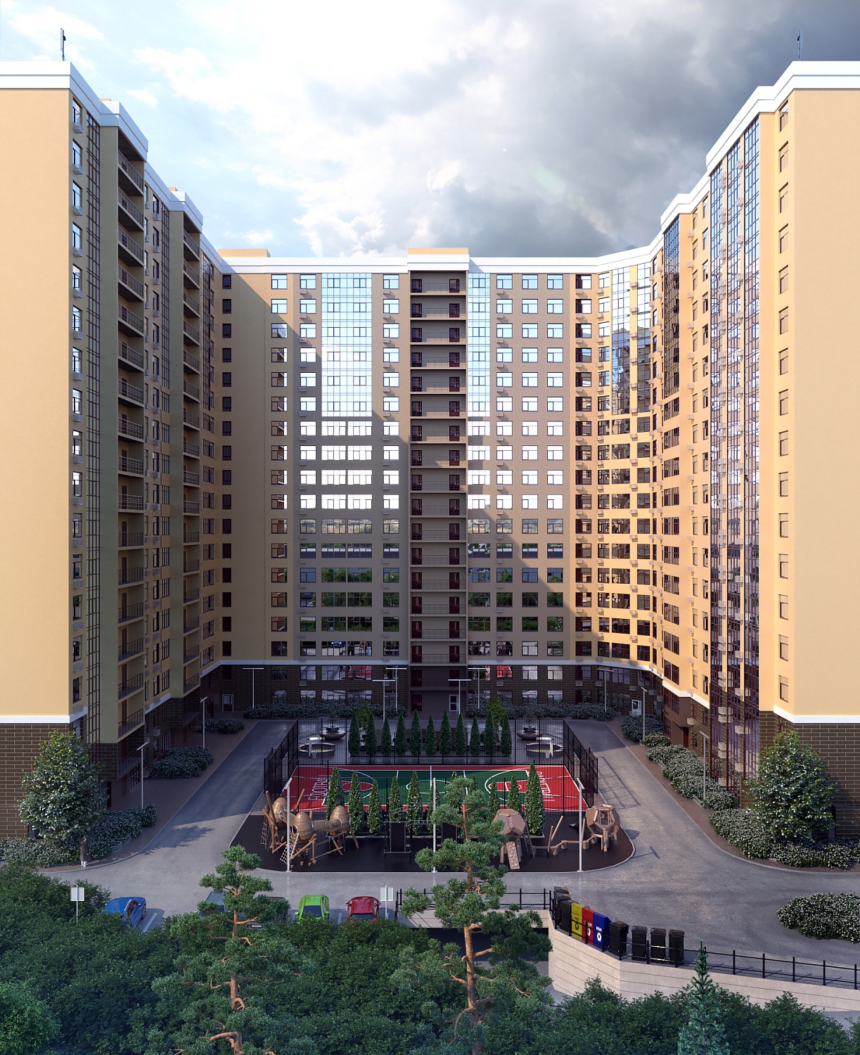 Жилой комплекс на ул.Индустриальной, Ставрополь