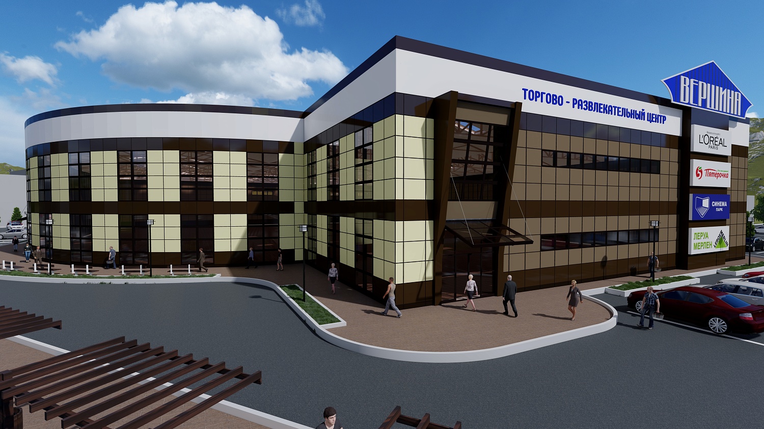 Строительство торгового центра ул.Кисловодское ш., 1, Пятигорск